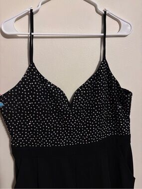 Black Studded Romper
